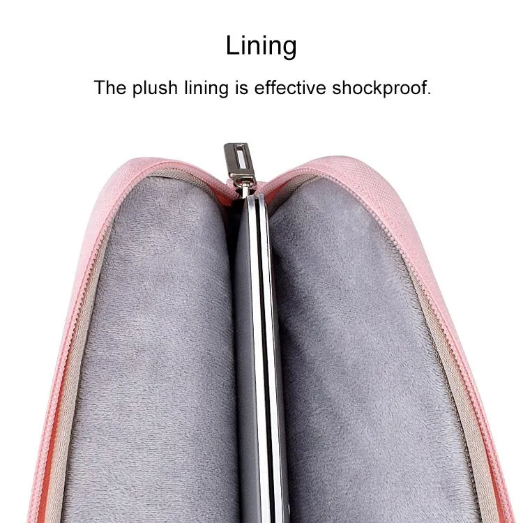 15.6 Inch Laptop Handheld Briefcase Storage Bag - no Shoulder Strap