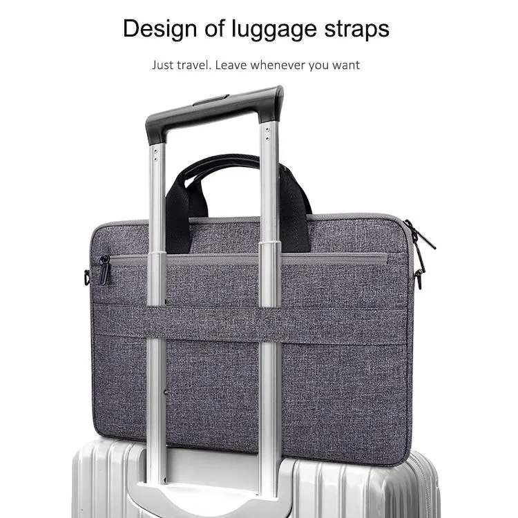 15.6 Inch Laptop Handheld Briefcase Storage Bag - no Shoulder Strap