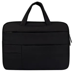 15.6 Inch Laptop Tablet Bag with Multiple Pockets and Soft Oxford Cloth Handle