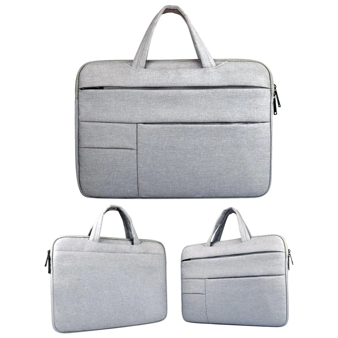 15.6 Inch Laptop Tablet Bag with Multiple Pockets and Soft Oxford Cloth Handle