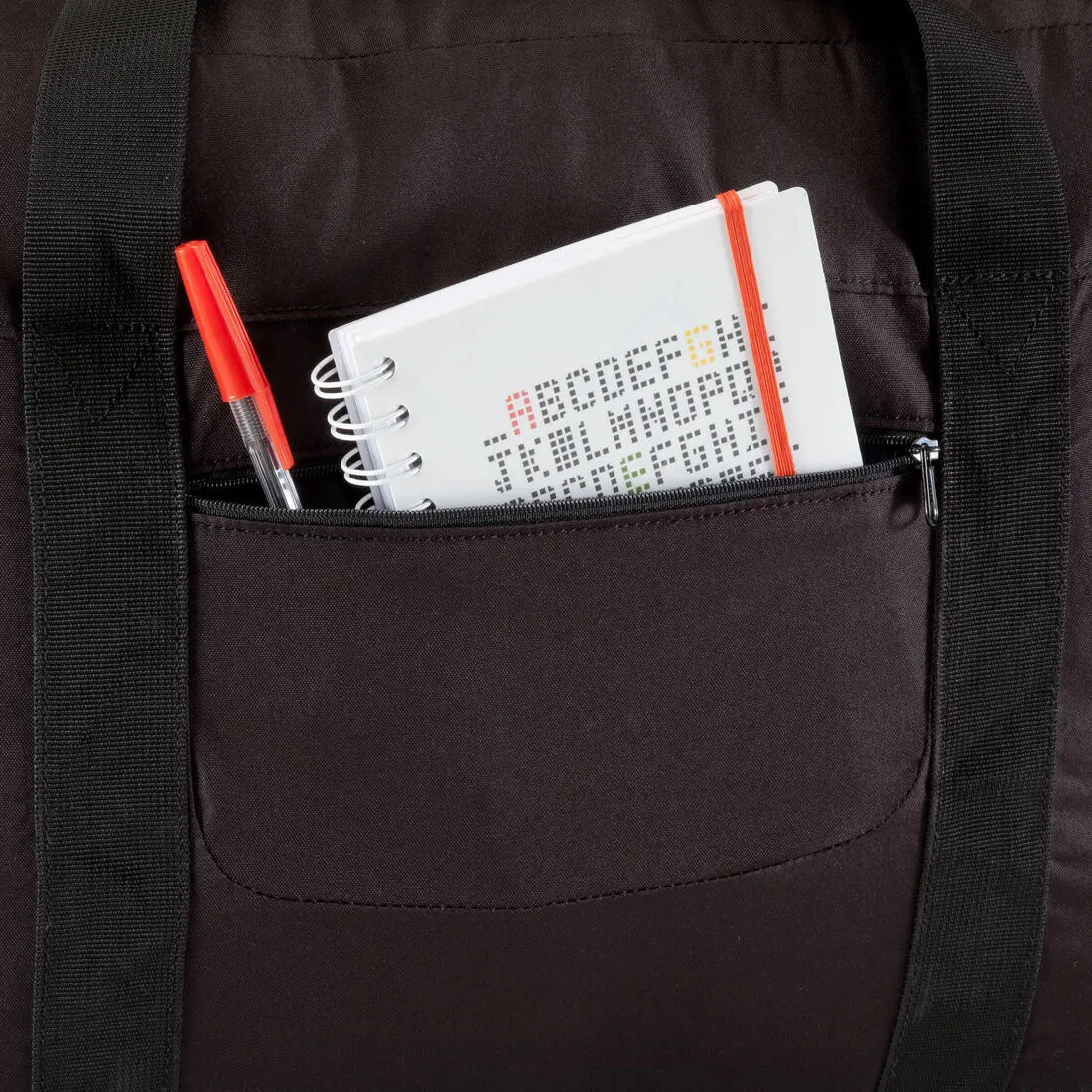 35 L folding duffle cabin bag - black