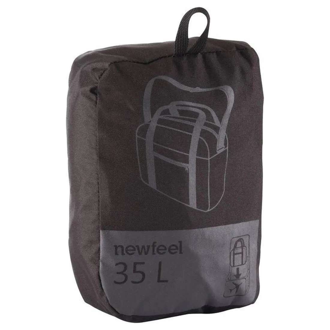 35 L folding duffle cabin bag - black