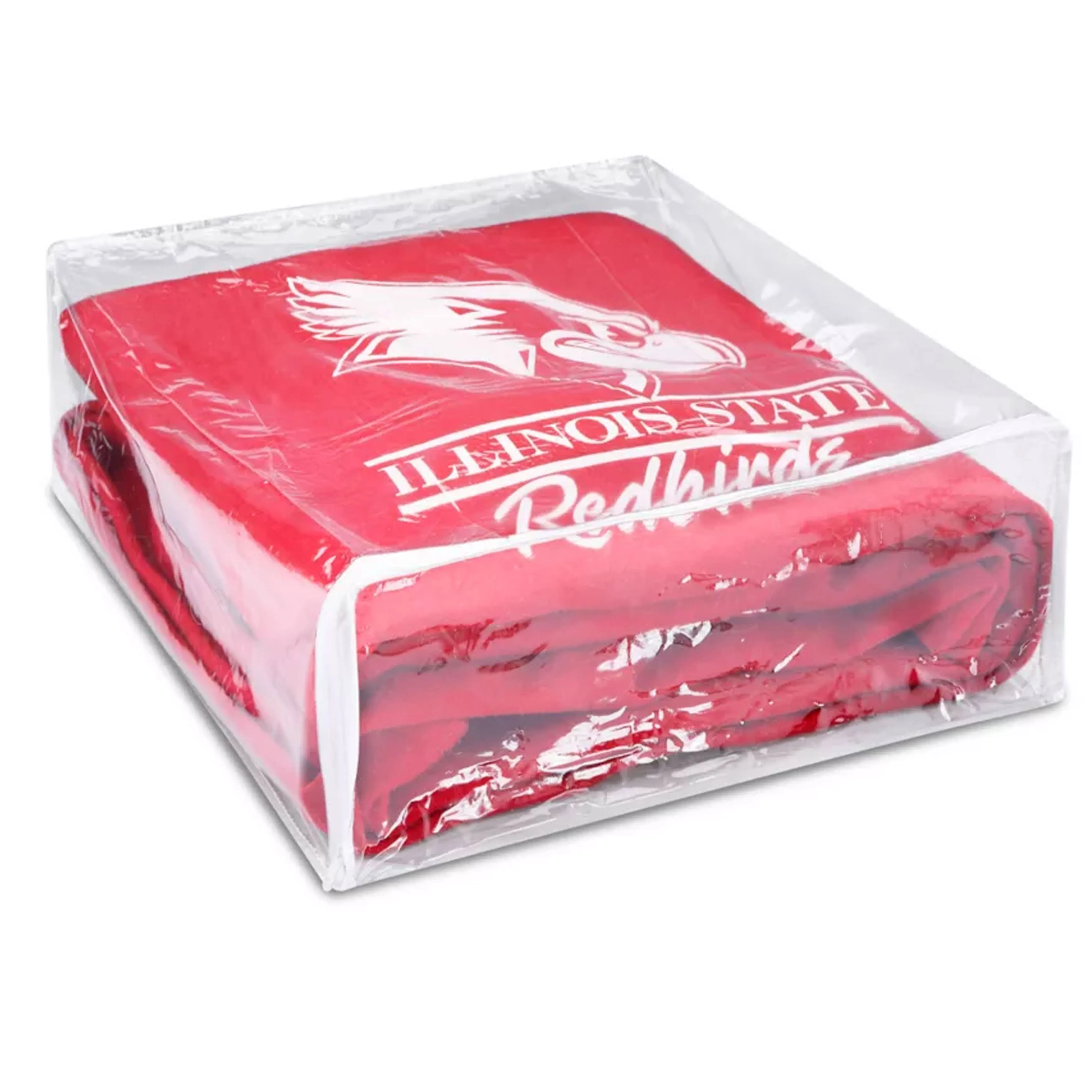 4 Pc Blanket Storage Bags Clear Zippered Vinyl Clothes Home Organization 15X18X6