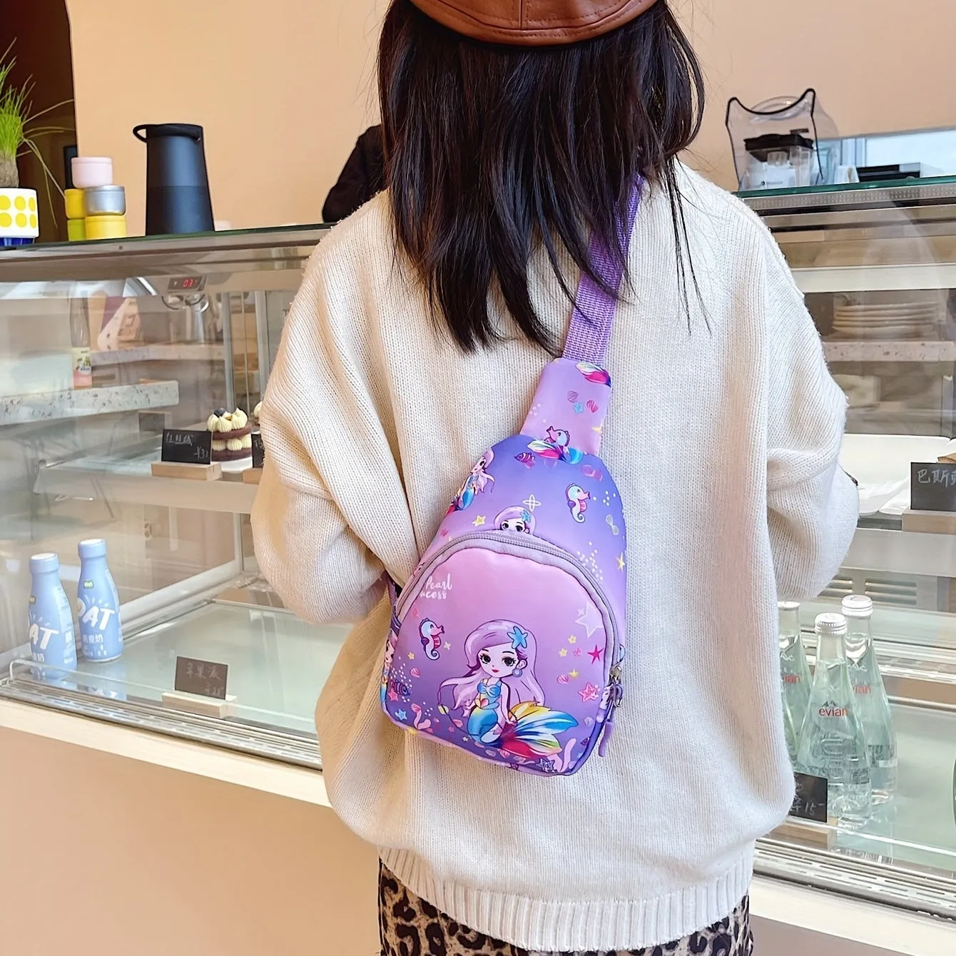 Adorable Mermaid Crossbody Bag Set  Perfect Gift for Girls