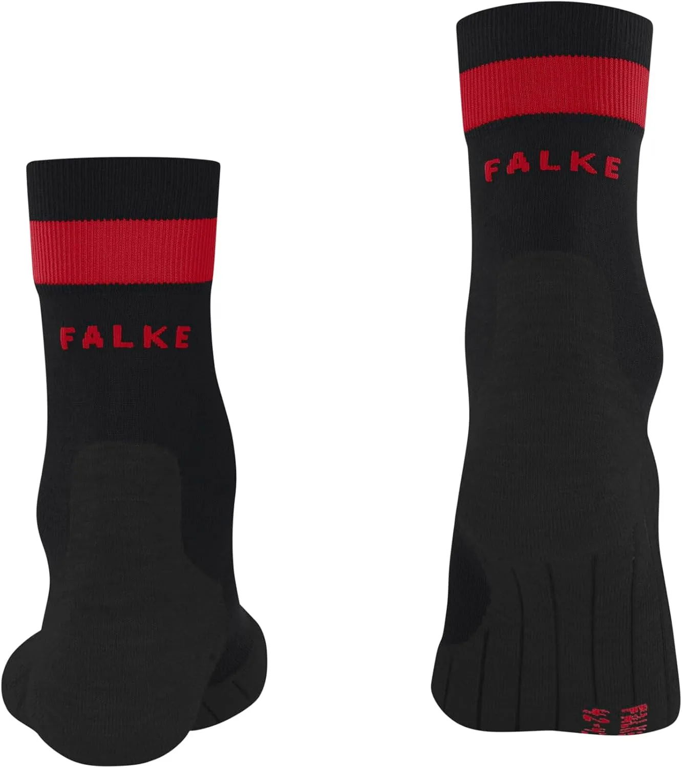FALKE Men's RU4 Endurance Running Socks, Crew, Medium Cushion, Quick Dry, 1 Pair