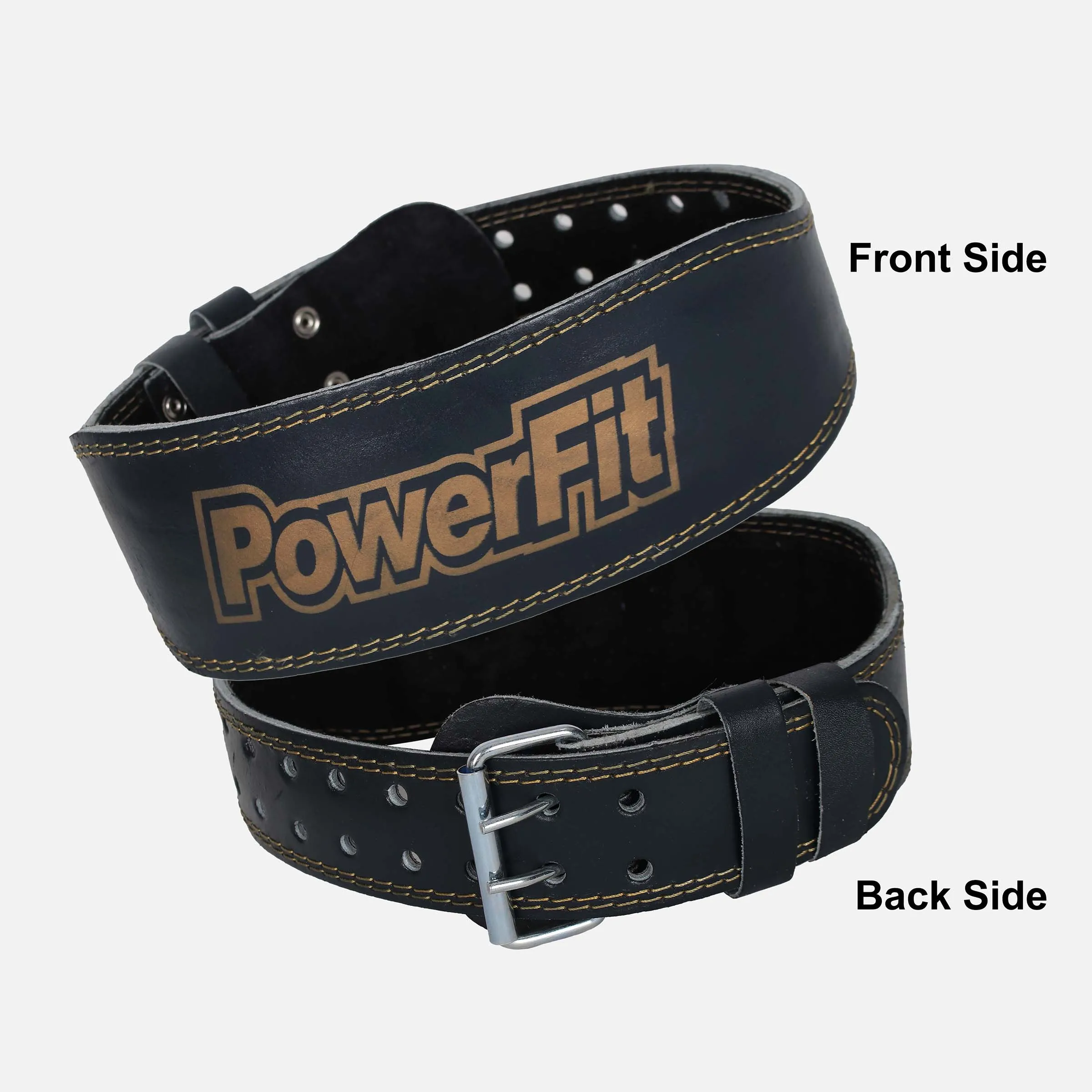 LEATHER WEIGHT LIFTING BELT 4 INCH