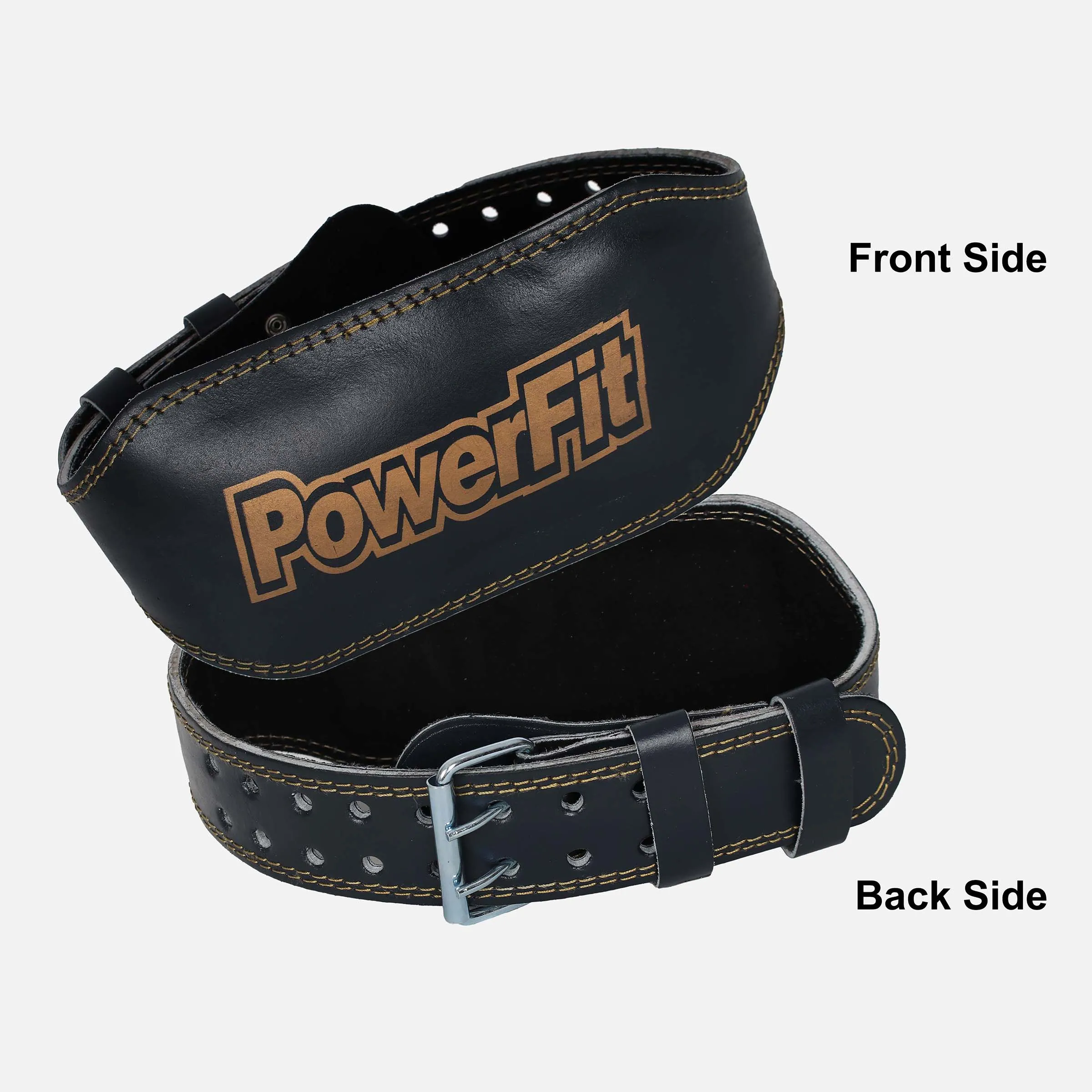 LEATHER WEIGHT LIFTING BELT 6 INCH