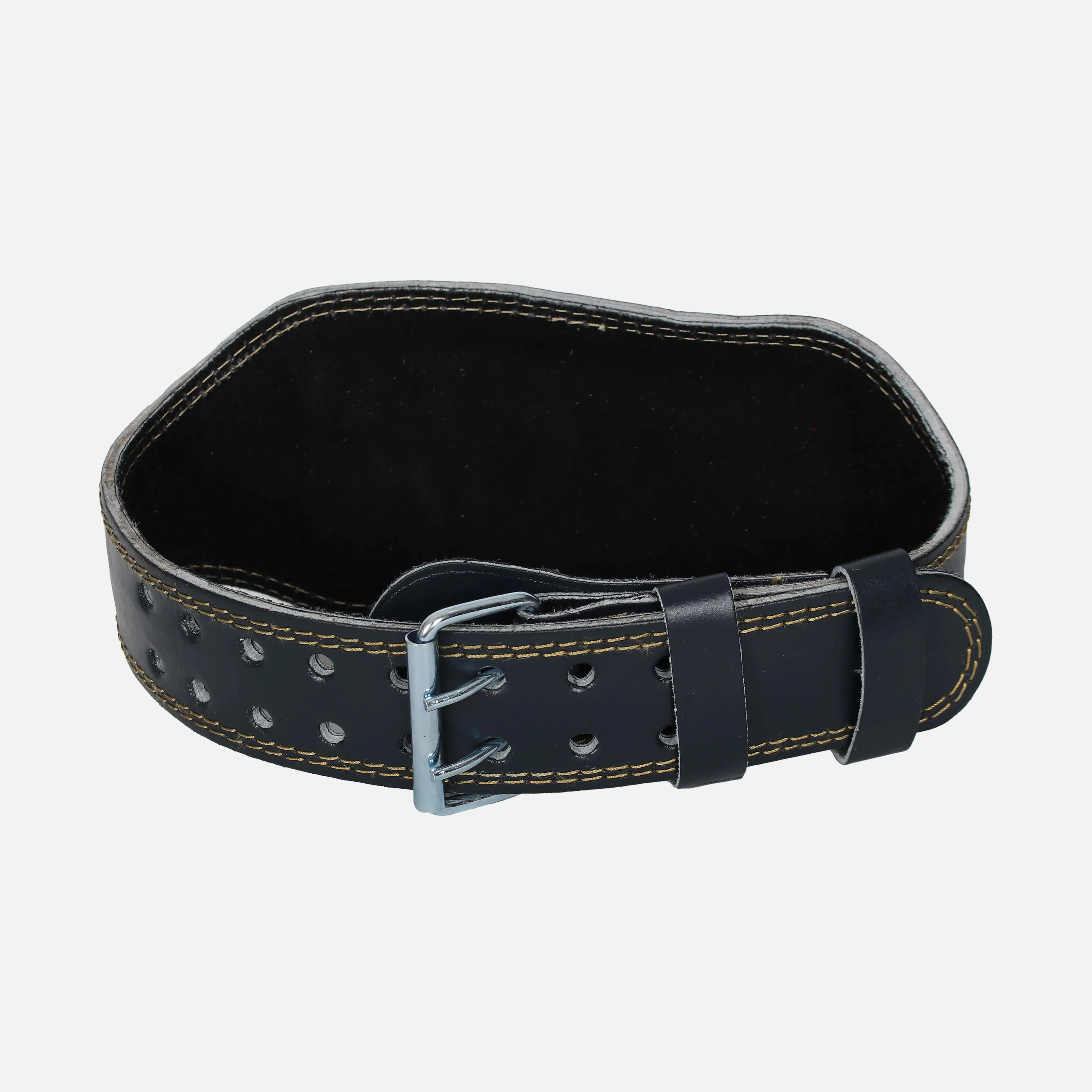 LEATHER WEIGHT LIFTING BELT 6 INCH