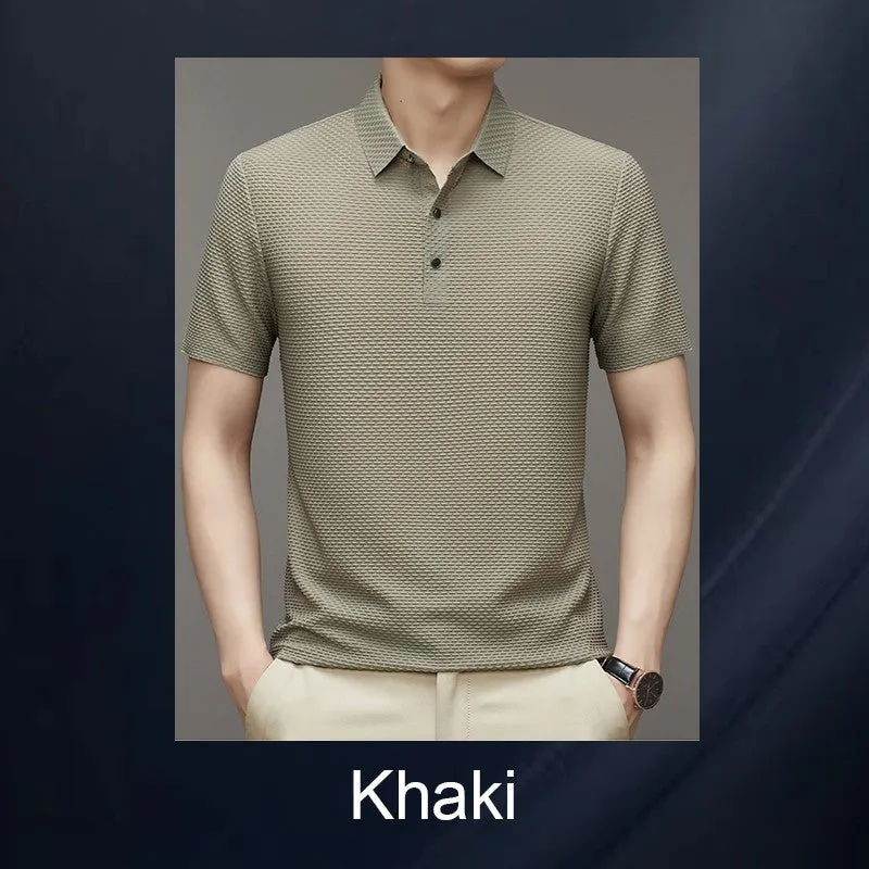 Men's Quick Dry Breathable Silk Shirt