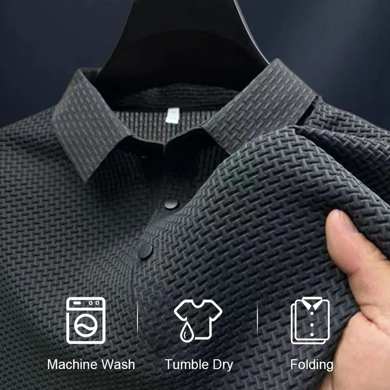 Men's Quick Dry Breathable Silk Shirt