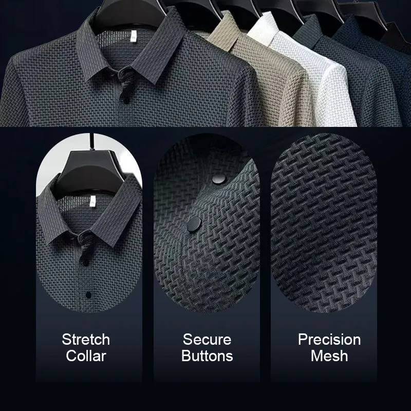 Men's Quick Dry Breathable Silk Shirt
