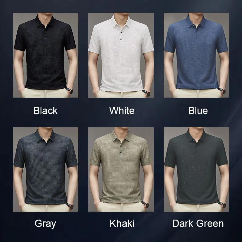 Men's Quick Dry Breathable Silk Shirt