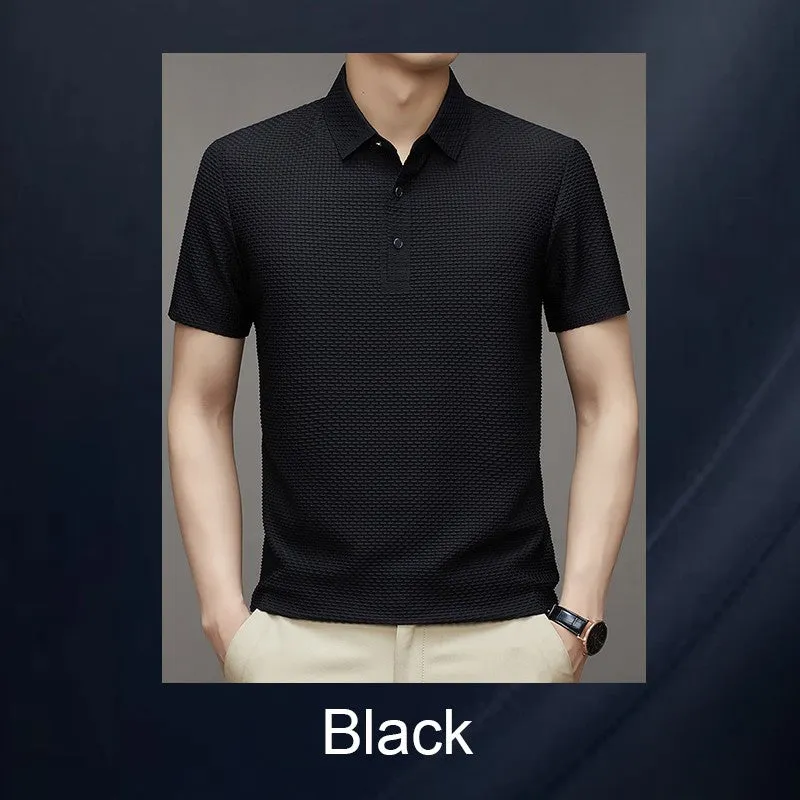 Men's Quick Dry Breathable Silk Shirt