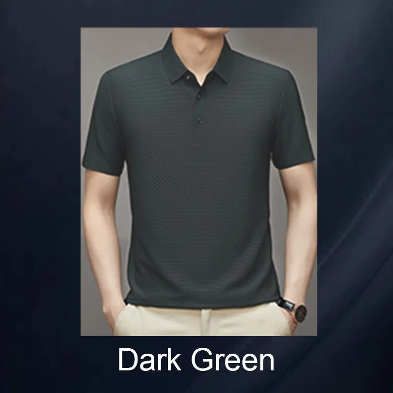 Men's Quick Dry Breathable Silk Shirt