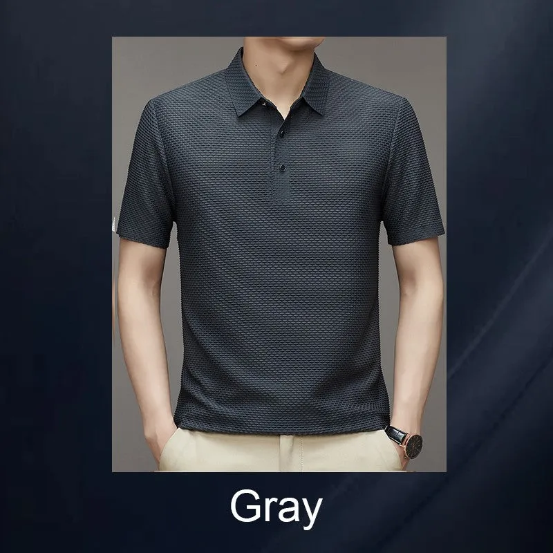 Men's Quick Dry Breathable Silk Shirt