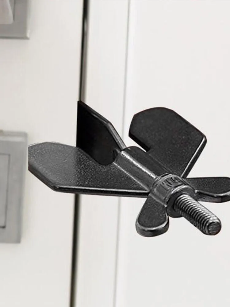 Portable Door Lock Home Security Hotel Safety Stainless Steel Privacy Extra Security Lock anti Theft