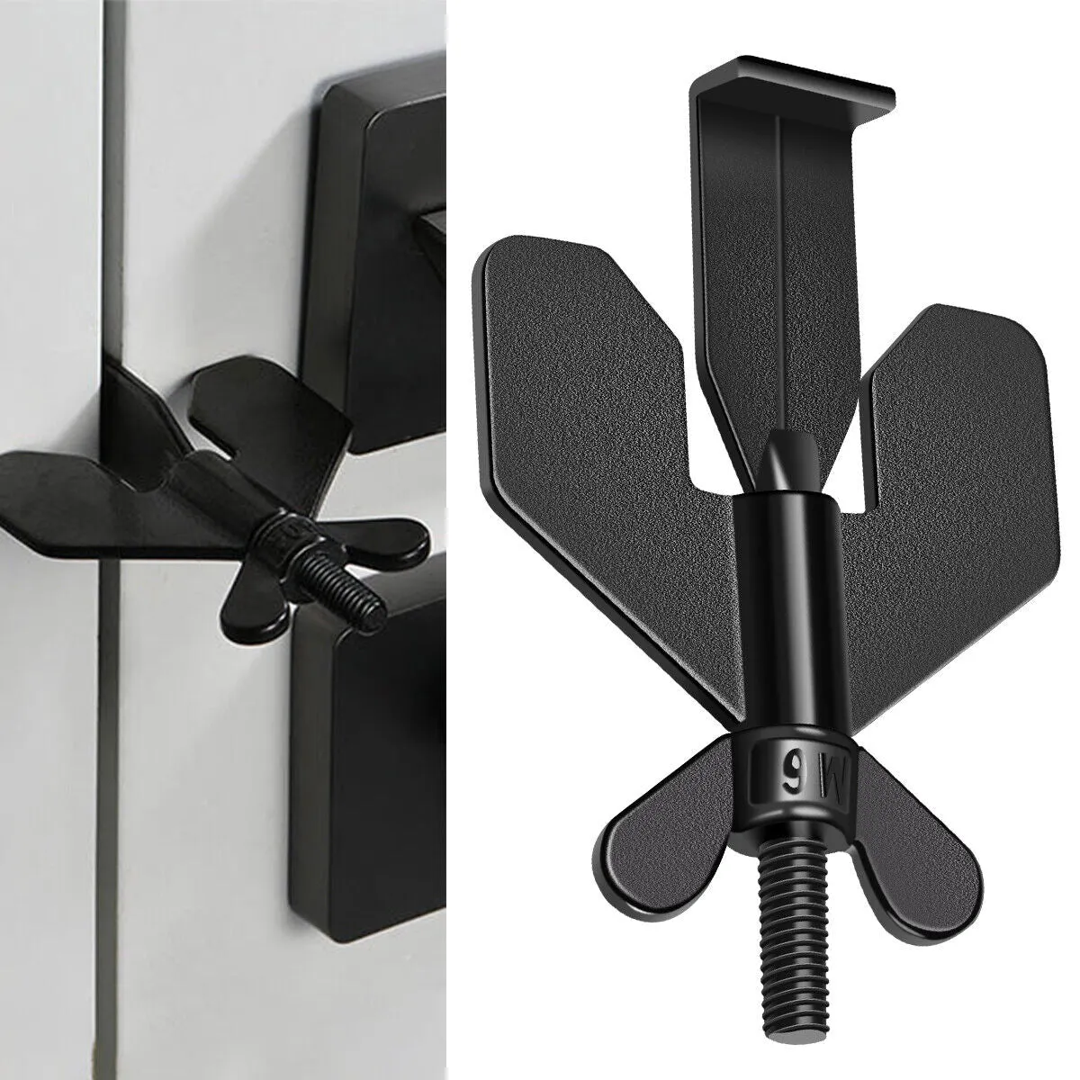 Portable Door Lock Home Security Hotel Safety Stainless Steel Privacy Extra Security Lock anti Theft