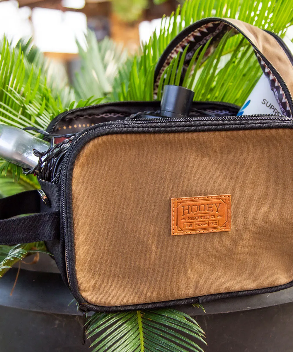 "Dopp Kit" Brown/Black Aztec Interior
