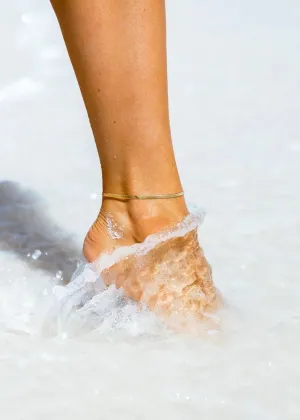 Weekender Anklet -Gold